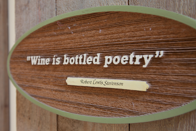 A Sign at Palmer Vineyards in Riverhead. (Credit: Katharine Schroeder)