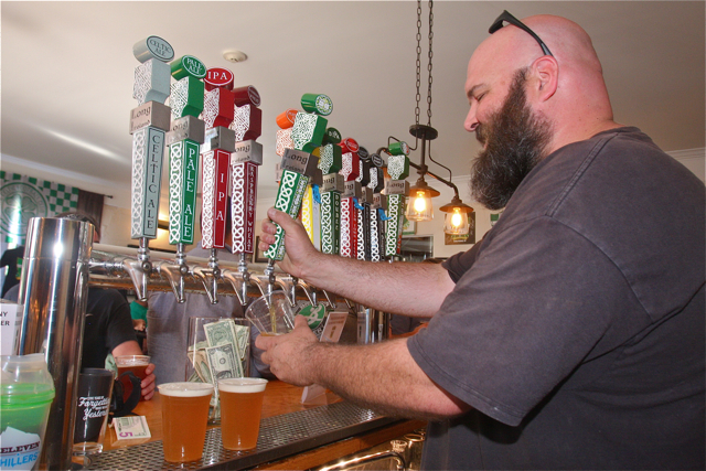Long Ireland Beer Company co-owner Dan Burke (Credit: Barbaraellen Koch)
