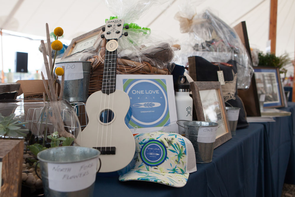 Some of the many raffle prizes.