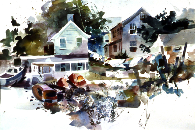 Penney's finished painting 