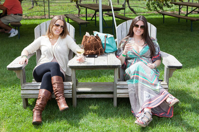 Dina Macchia of Astoria, left, with Keri Becker of Wantagh.