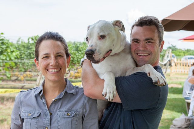 Maggie, George and Ryan Witherspoon of Greenport.