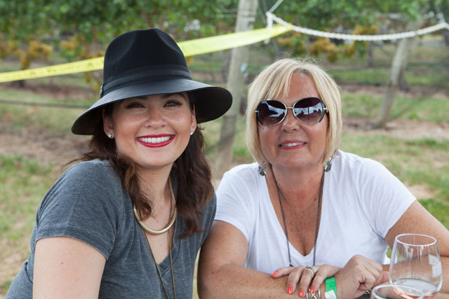  Anastasia (left) and Ronnie Lubrano of Jamesport celebrating Ronnie's birthday.