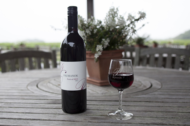 Paumanok Vineyards' Festival Red. (Credit: Chris Lisinski)