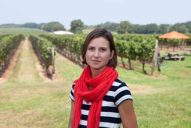 Long Island Wine Council marketing director Ali Tuthill. (Credit: Katharine Schroeder)