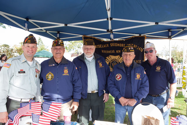The VFW booth at the fair.