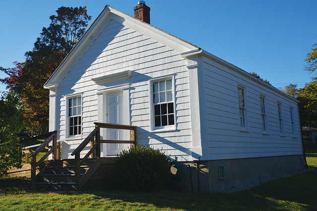The Old Schoolhouse on the Cutchogue Village Green may not be haunted, but Flanagan Brosky did detect an energy there.