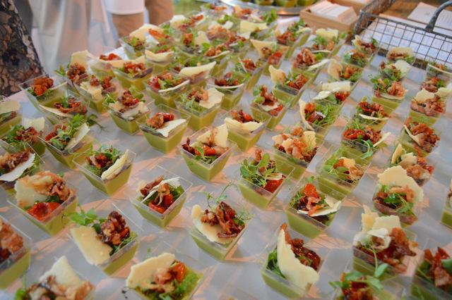 Caci North Fork spring pea budino