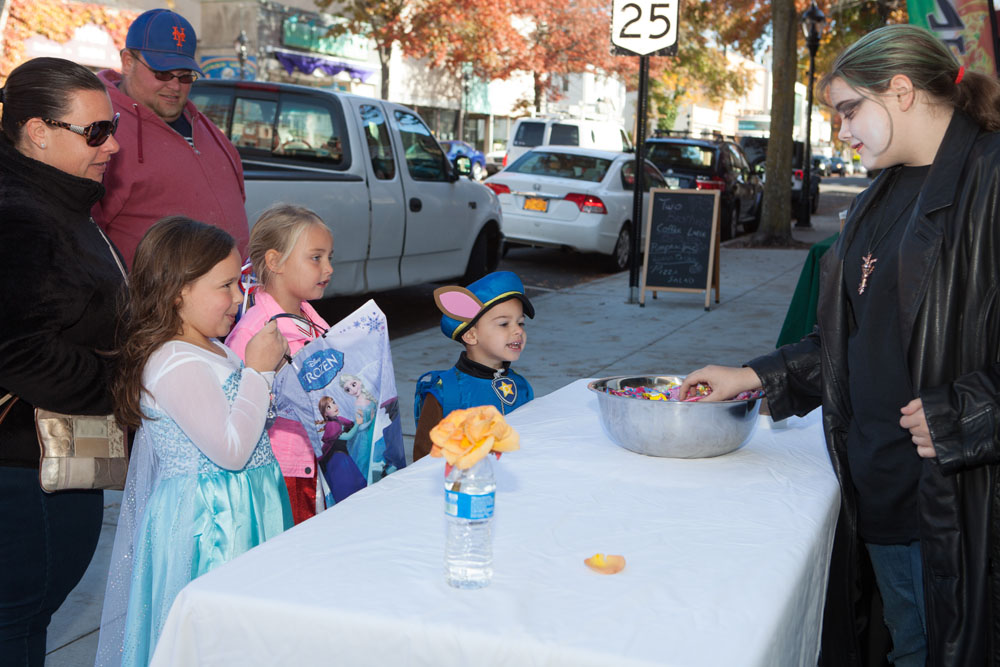 The Osofky family of Hampton Bays stops by a store for treats.