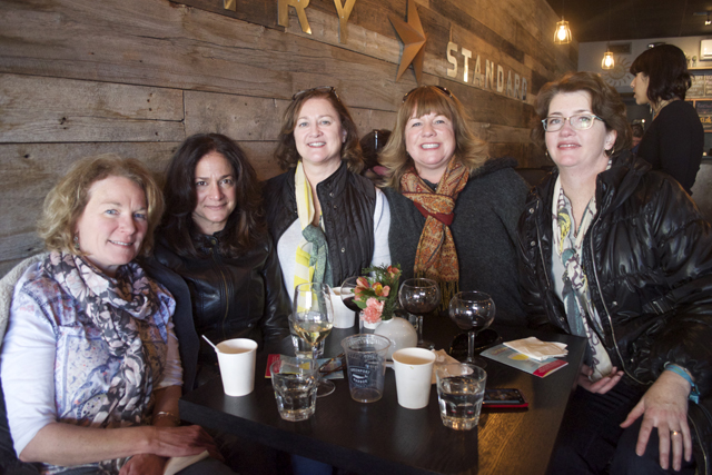 Liz Hickey of Rockaway Beach, Caroline Gisondi of Pelham, Linda Bates of Darien, Ct., Cathy Biesty of Saratoga Springs and Jane Weckesser of New Rochelle.