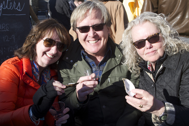 Jaye Liset-Lynch of Manhattan, Jack Fahey of Orient and Kit Liset of Orient.