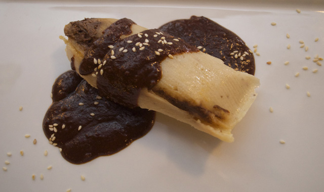 Mole poblanos at Agave Grill and Cantina. (Credit: Vera Chinese)