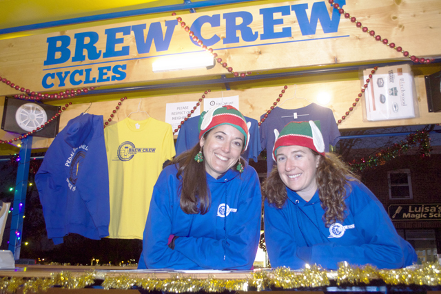 Rebecca Donlan and Beth Tomao of Brew Crew Cycles.