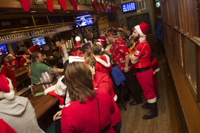 The scene at Digger's