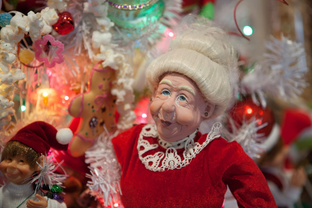 Decorations in the Goodale home.