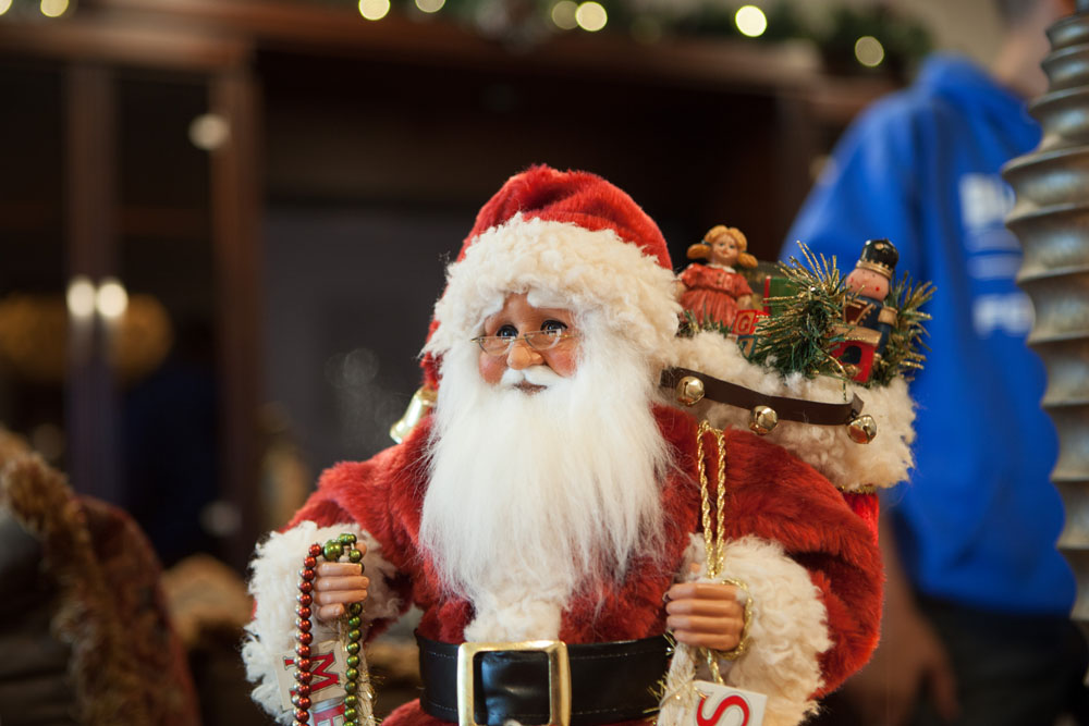 Decorations in the Goodale home.