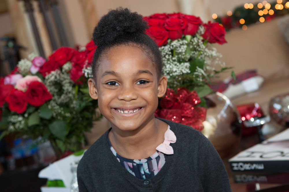 Harlem Shepherd, 6, enjoying the holiday tour.