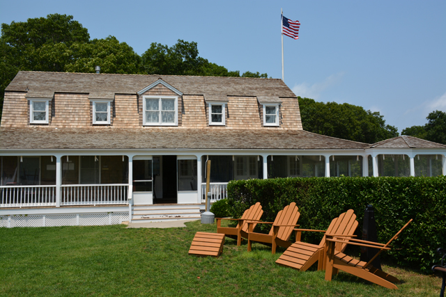 The exterior of Vue Restaurant on Shelter Island. (Credit: Monique Singh-Roy)