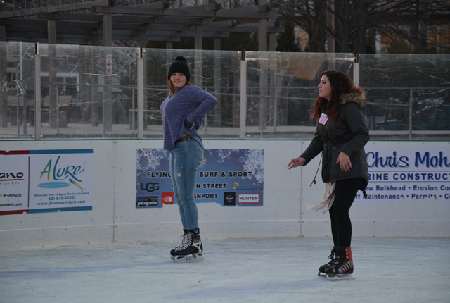 Ice skating is a great way to stay warm, while burning off those holiday calories.