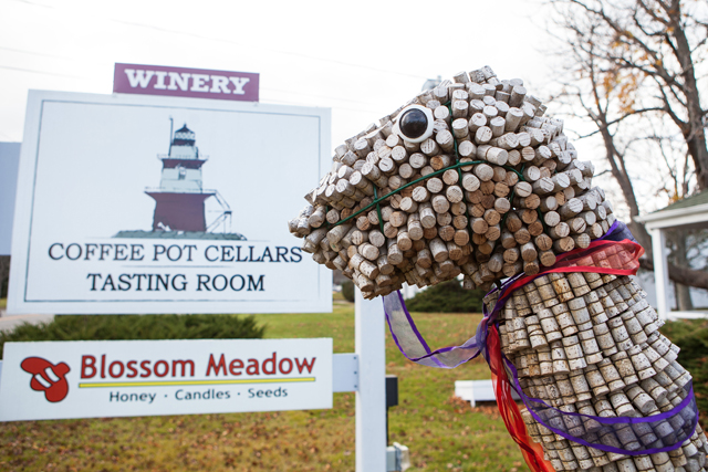 The Coffee Pot Cellars "winasaur." (Credit: Vera Chinese)