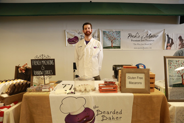 Scott Krevat, owner of The Bearded Baker at the Riverhead Farmers Market. (Credit: Krysten Massa)