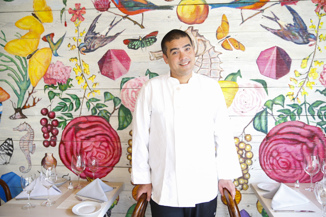 Brian Cheewing, chef at Wolffer Kitchen in Sag Harbor. (Credit: Randee Daddona)