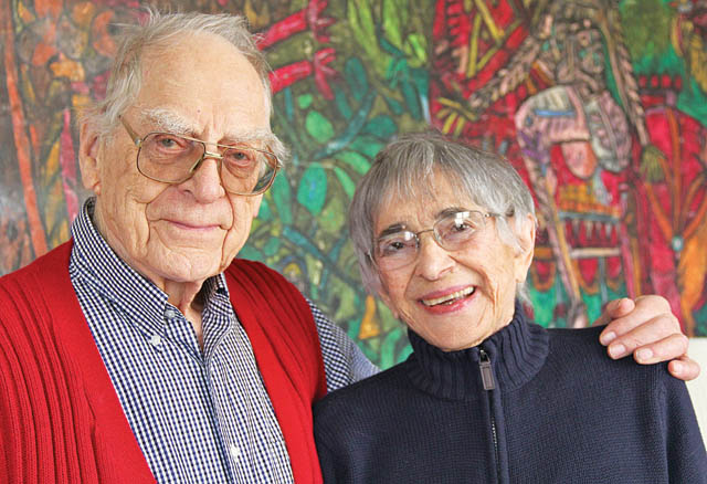 Earl Fultz and his late wife, Gloria. (Credit: Carrie Miller, file photo)