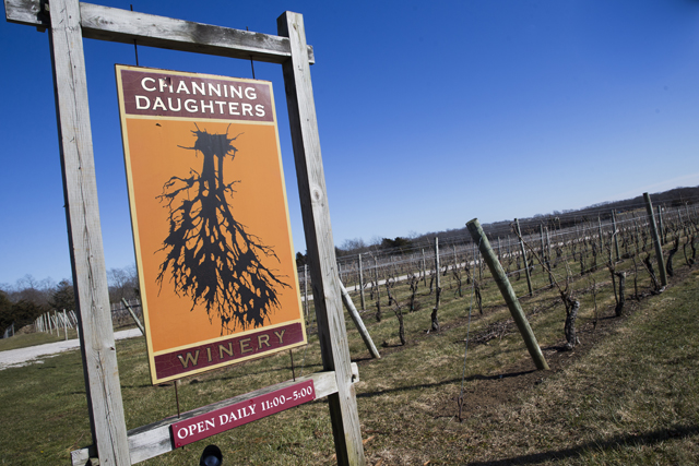 The entrance to Channing Daughters. (Credit: Randee Daddona)