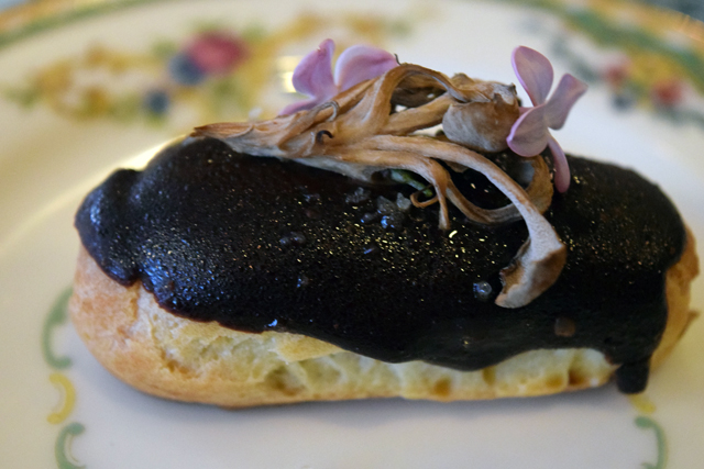 Mushroom éclair.
