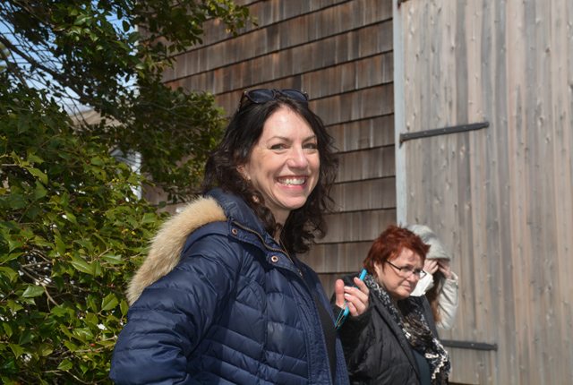 Accessories Magazine Editor-in-Chief Lauren Parker chose to do the shoot at the historical society after falling in love with the property.