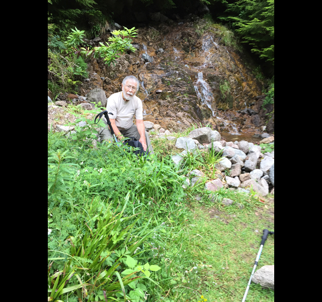 Doug Hardy during a 73-mile hike along the Caledonian Canal. (Credit: Courtesy photo)