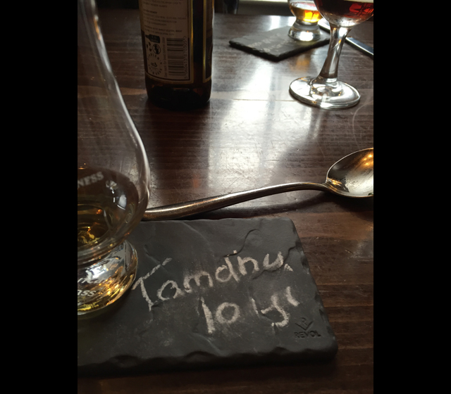 A scene from one of the couple's many single malt tastings in Scotland. (Credit: Courtesy photo)