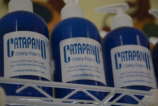 Goat milk is the main ingrediant in Catapano Dairy Farm's Delicate Doe skincare line (Credit: All pictures by Monique Singh-Roy)