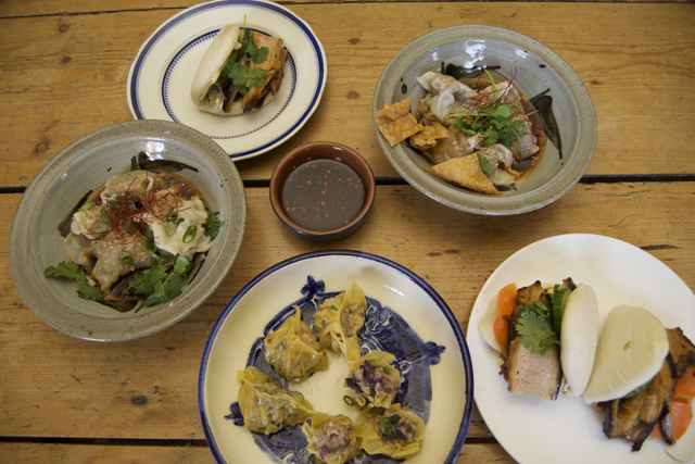 Bao buns, pork and rock shrimp wontons and of course, dumpling, will be available from "The Red Dumpling Truck."