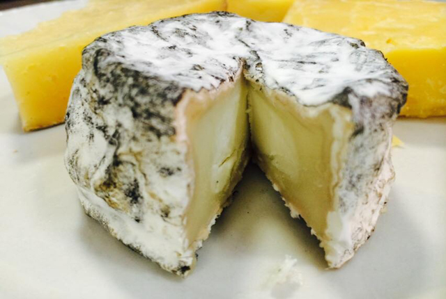 Goodale Farm's new Valencay goat cheese (Credit: Monique Singh-Roy)