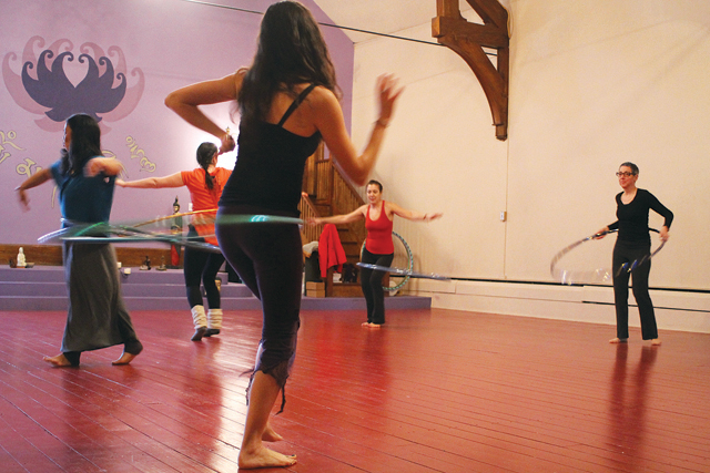 Hula hooping Greenport