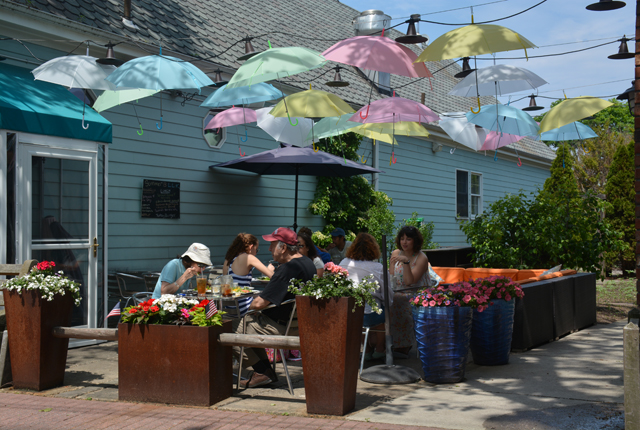 Love Lane Kitchen's outdoor patio (Credit: Monique Singh-Roy)