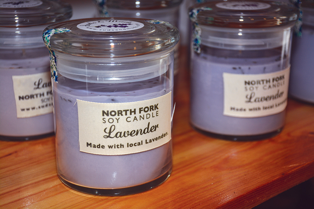 Lavender candles for sale at Revel. (Credit: Monique Singh-Roy)