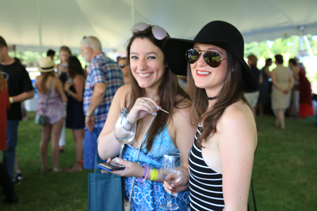 Caitlin Murphy of Boston, Mass. (left) and Alana Wolloch from Westchester. (Credit: Krysten Massa) 