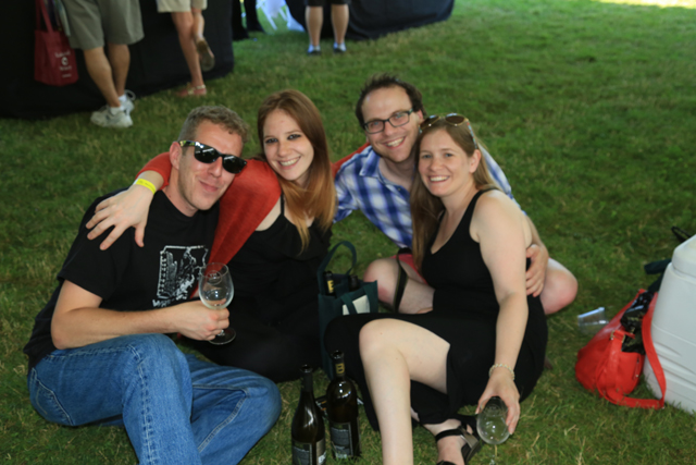 John Levy, Advi Glovel, Mike Sokol and Heather Ascher of New York City. (Credit: Krysten Massa)