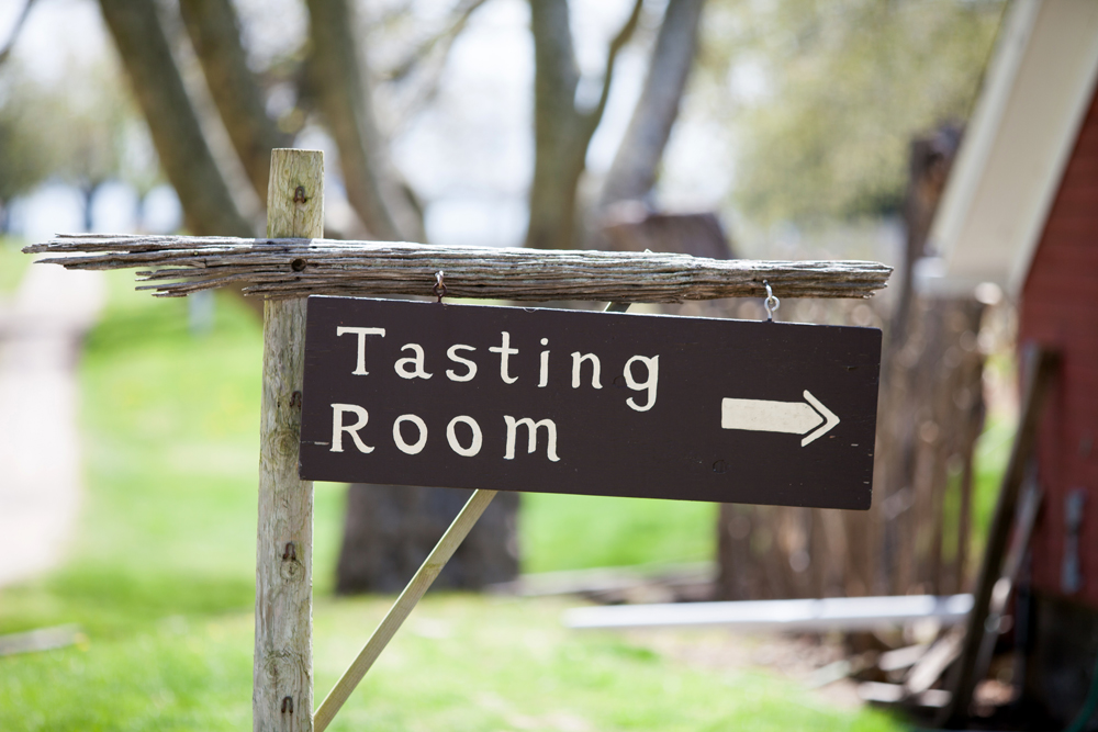 The Old Field features one of the more unique tasting rooms. (Credit: Katharine Schroeder)
