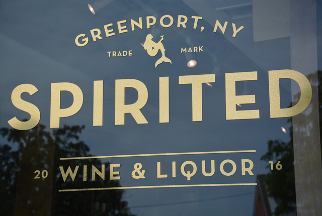 Spirited Wine & Liquor is open 7 days a week in Greenport (Credit: Monique Singh-Roy)