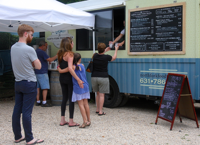 North Fork Food Truck at Chef Hayden’s Farmers Market Friday morning. (Credit: Barbaraellen Koch)