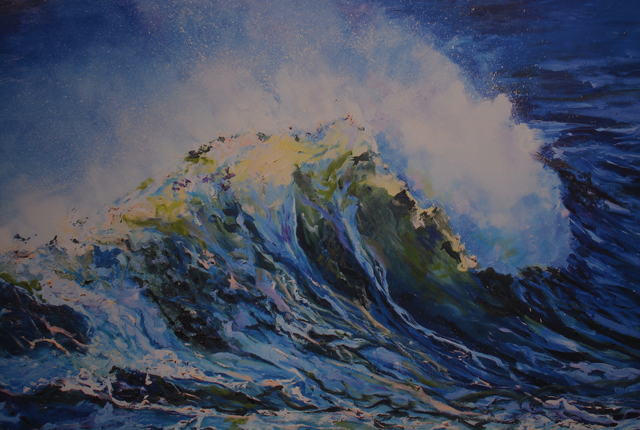 "Blue Wave" by Isabelle Haran-Leonardi (Nova Constellation Gallery)
