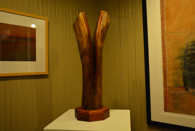 "Zippered Wood" by Gary Quarty (South Street Gallery &Frames)
