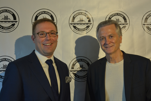 North Fork TV Festival founder Noah Doyle & artistic director Jerry Foley (Credit: Monique Singh-Roy)