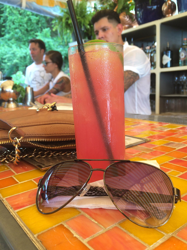 Colorful drinks abound at the bar. (Credit: Amanda Lubin)