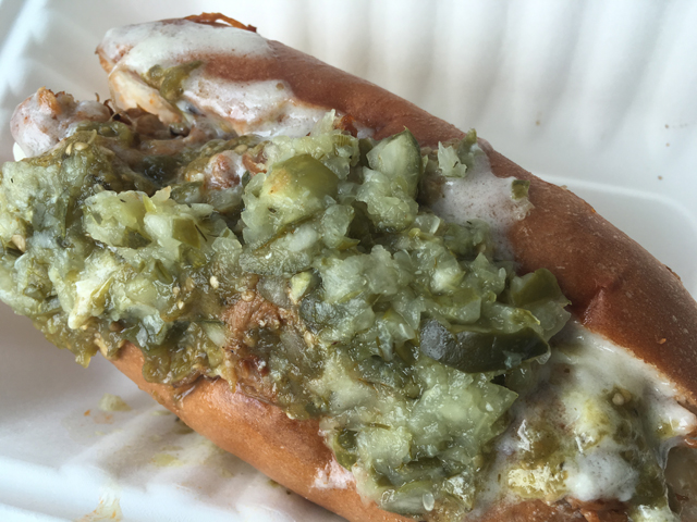 A North Fork-Style Berkshire Pulled Pork from the North Fork Food Truck. (Credit: Vera Chinese)