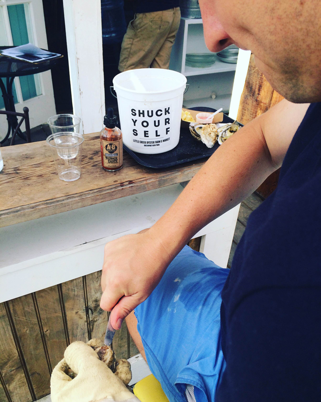 How are your shucking skills? (Credit: Amanda Lubin)