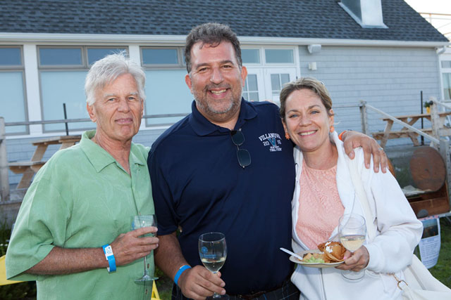 From left:  Richard Abatelli, Paul Romanelli and Terri Romanelli, all of Cutchogue.